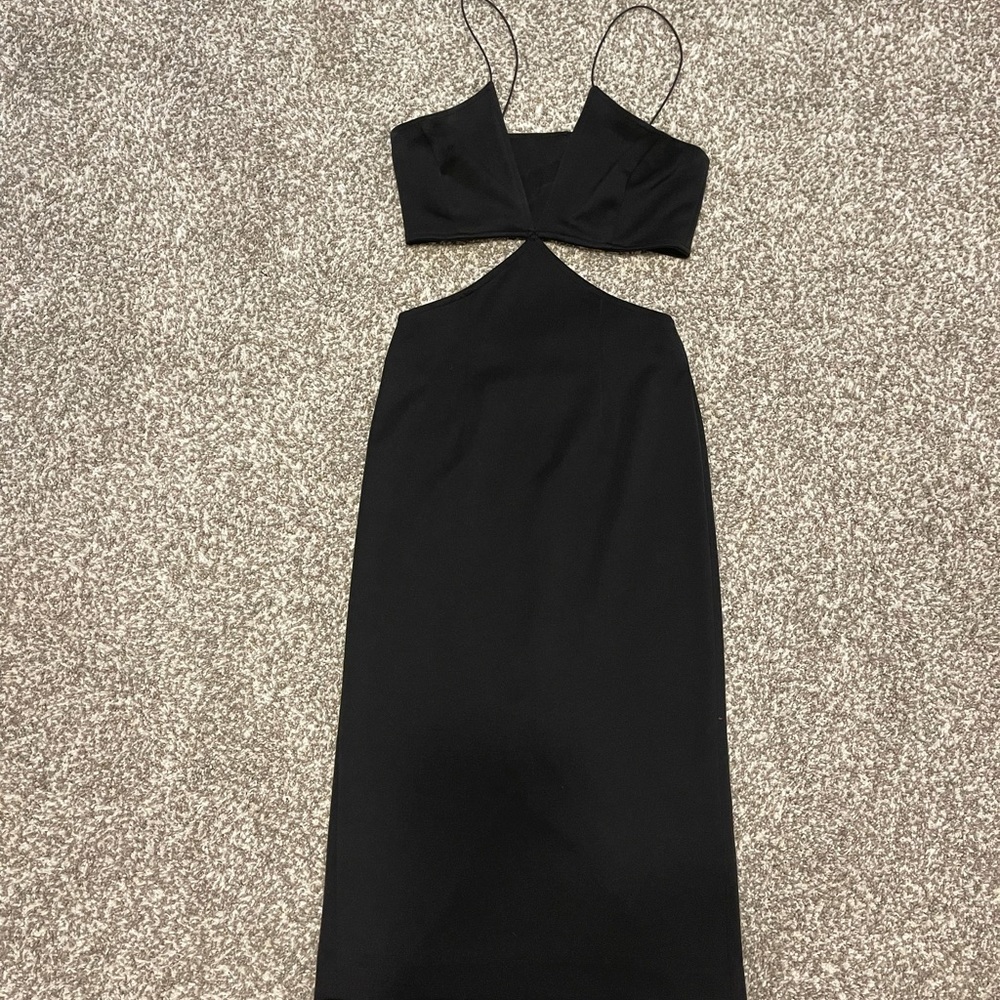 Maurie & Eve black cutout dress